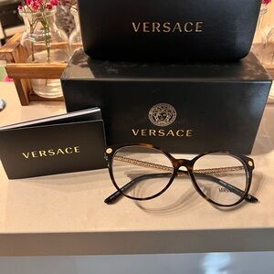 Versace Women's Tortoise Shell Glasses